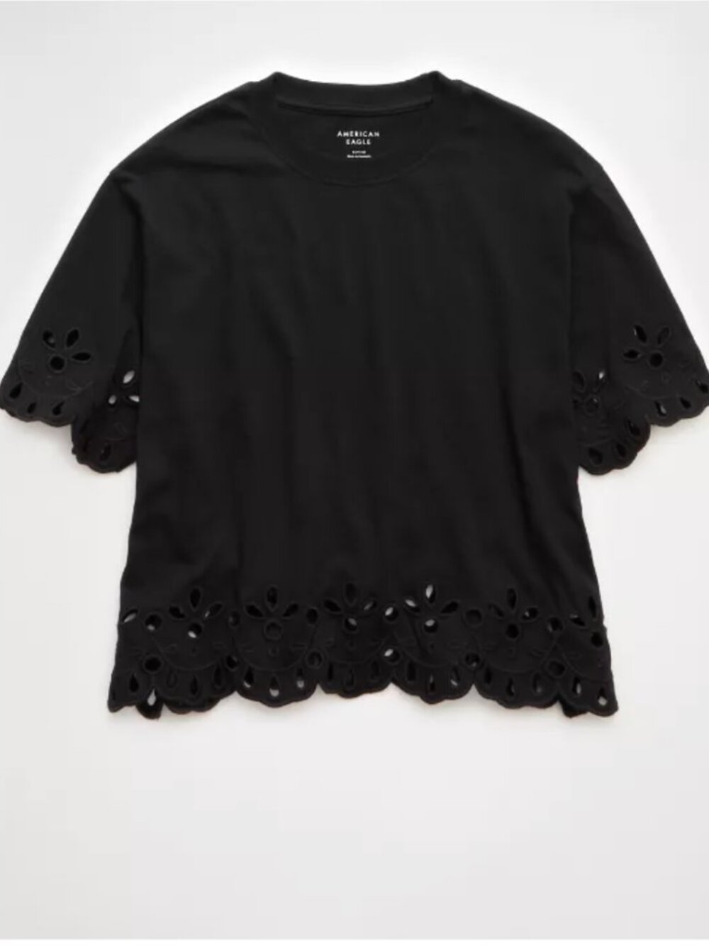 American Eagle Cropped Tee